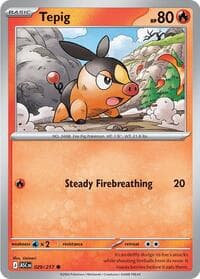 Tepig - ME: Ascended Heroes - Pokemon card