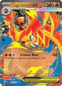 Mega Emboar ex - ME: Ascended Heroes - Pokemon card