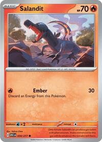 Salandit - ME: Ascended Heroes - Pokemon card