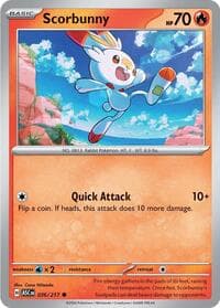Scorbunny - ME: Ascended Heroes - Pokemon card
