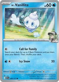 N's Vanillite - ME: Ascended Heroes - Pokemon card