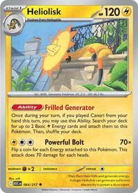 Heliolisk - ME: Ascended Heroes - Pokemon card