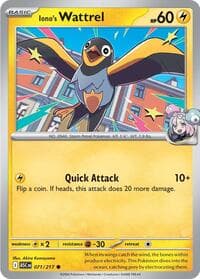 Iono's Wattrel - ME: Ascended Heroes - Pokemon card