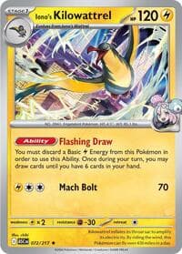 Iono's Kilowattrel - ME: Ascended Heroes - Pokemon card
