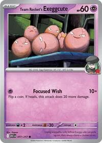 Team Rocket's Exeggcute - ME: Ascended Heroes - Pokemon card