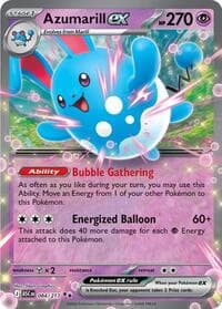 Azumarill ex - ME: Ascended Heroes - Pokemon card