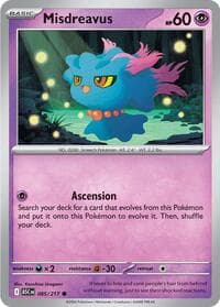 Misdreavus - ME: Ascended Heroes - Pokemon card