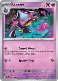 Banette - ME: Ascended Heroes - Pokemon card