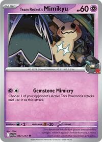 Team Rocket's Mimikyu - ME: Ascended Heroes - Pokemon card