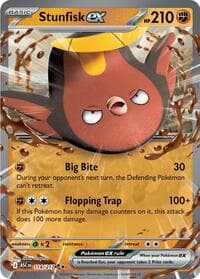 Stunfisk ex - ME: Ascended Heroes - Pokemon card