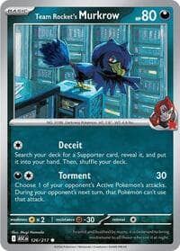 Team Rocket's Murkrow - ME: Ascended Heroes - Pokemon card