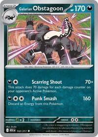 Galarian Obstagoon - ME: Ascended Heroes - Pokemon card