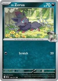 N's Zorua - ME: Ascended Heroes - Pokemon card