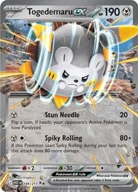Togedemaru ex - ME: Ascended Heroes - Pokemon card