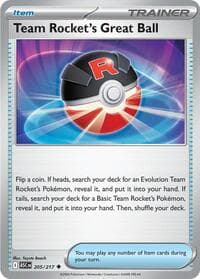 Team Rocket's Great Ball - ME: Ascended Heroes - Pokemon card