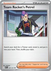 Team Rocket's Petrel - ME: Ascended Heroes - Pokemon card