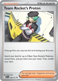 Team Rocket's Proton - ME: Ascended Heroes - Pokemon card