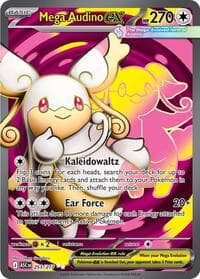 Mega Audino ex - ME: Ascended Heroes - Pokemon card