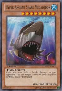 Hyper-Ancient Shark Megalodon - Cosmo Blazer - YuGiOh card