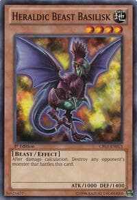 Heraldic Beast Basilisk - Cosmo Blazer - YuGiOh card