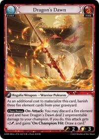 Dragon's Dawn - Mortal Ambition Alter Edition - Grand Archive TCG card