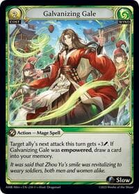 Galvanizing Gale - Mortal Ambition Alter Edition - Grand Archive TCG card