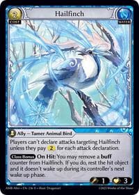 Hailfinch - Mortal Ambition Alter Edition - Grand Archive TCG card