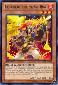 Brotherhood of the Fire Fist - Hawk - Cosmo Blazer - YuGiOh card