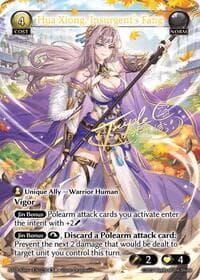 Hua Xiong, Insurgent's Fang (CSR) - Mortal Ambition Alter Edition - Grand Archive TCG card