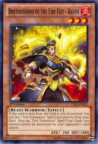 Brotherhood of the Fire Fist - Raven - Cosmo Blazer - YuGiOh card
