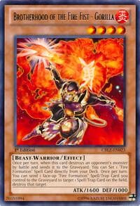 Brotherhood of the Fire Fist - Gorilla - Cosmo Blazer - YuGiOh card