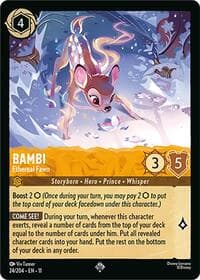 Bambi - Ethereal Fawn - Winterspell - Disney Lorcana card