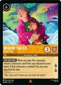 Widow Tweed - Kindly Soul - Winterspell - Disney Lorcana card