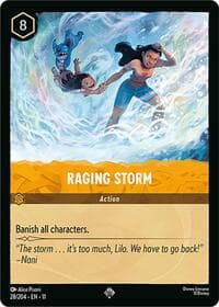 Raging Storm - Winterspell - Disney Lorcana card