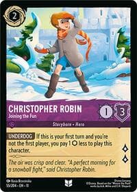 Christopher Robin - Joining the Fun - Winterspell - Disney Lorcana card