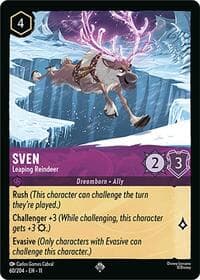 Sven - Leaping Reindeer - Winterspell - Disney Lorcana card