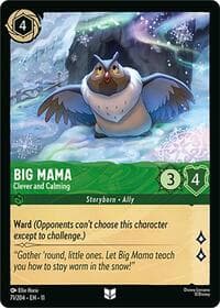 Big Mama - Clever and Calming - Winterspell - Disney Lorcana card