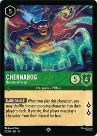 Chernabog - Unnatural Force - Winterspell - Disney Lorcana card