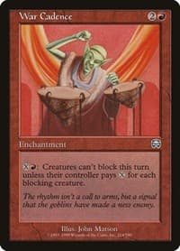 War Cadence - Mercadian Masques - Magic: The Gathering card