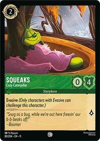 Squeaks - Cozy Caterpillar - Winterspell - Disney Lorcana card