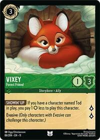 Vixey - Forest Friend - Winterspell - Disney Lorcana card