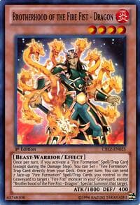 Brotherhood of the Fire Fist - Dragon - Cosmo Blazer - YuGiOh card