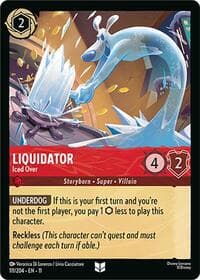 Liquidator - Iced Over - Winterspell - Disney Lorcana card