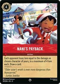 Nani's Payback - Winterspell - Disney Lorcana card