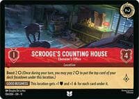 Scrooge's Counting House - Ebenezer's Office - Winterspell - Disney Lorcana card