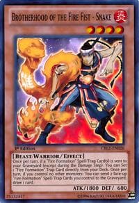 Brotherhood of the Fire Fist - Snake - Cosmo Blazer - YuGiOh card