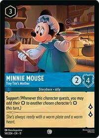 Minnie Mouse - Tiny Tim's Mother - Winterspell - Disney Lorcana card