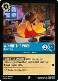 Winnie the Pooh - Hungry Bear - Winterspell - Disney Lorcana card