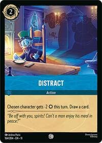 Distract - Winterspell - Disney Lorcana card