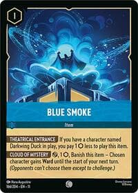 Blue Smoke - Winterspell - Disney Lorcana card
